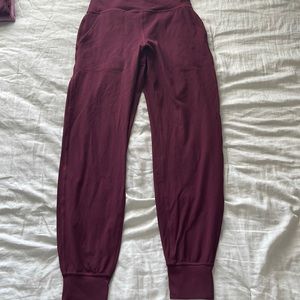 Maroon Lululemon Joggers